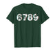 Classic Math Joke True Story 6 7 8 9 | Funny Retro 67 Meme T-Shirt