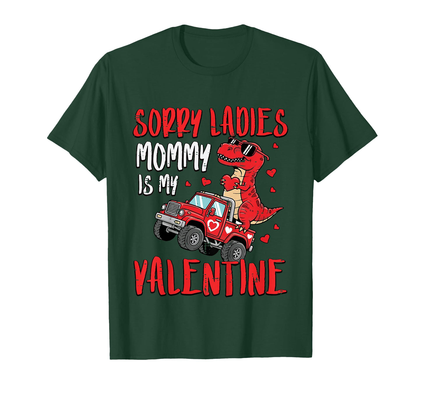 Kids Sorry Ladies Mommy is My Valentine Valentines Day Boys Kids T-Shirt