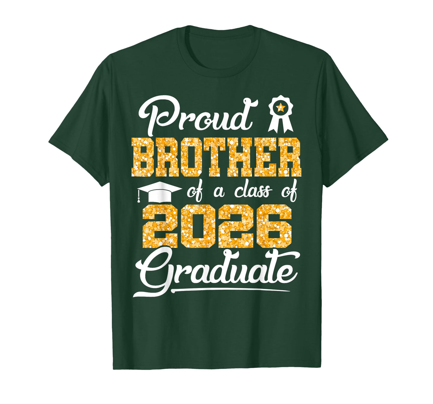Proud Brother of a Class of 2026 Senior Funny Graduate 2026 T-Shirt
