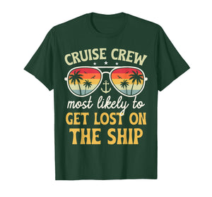 Most Likely to Get Lost On Ship Matching Family Cruise 2026 T-Shirt