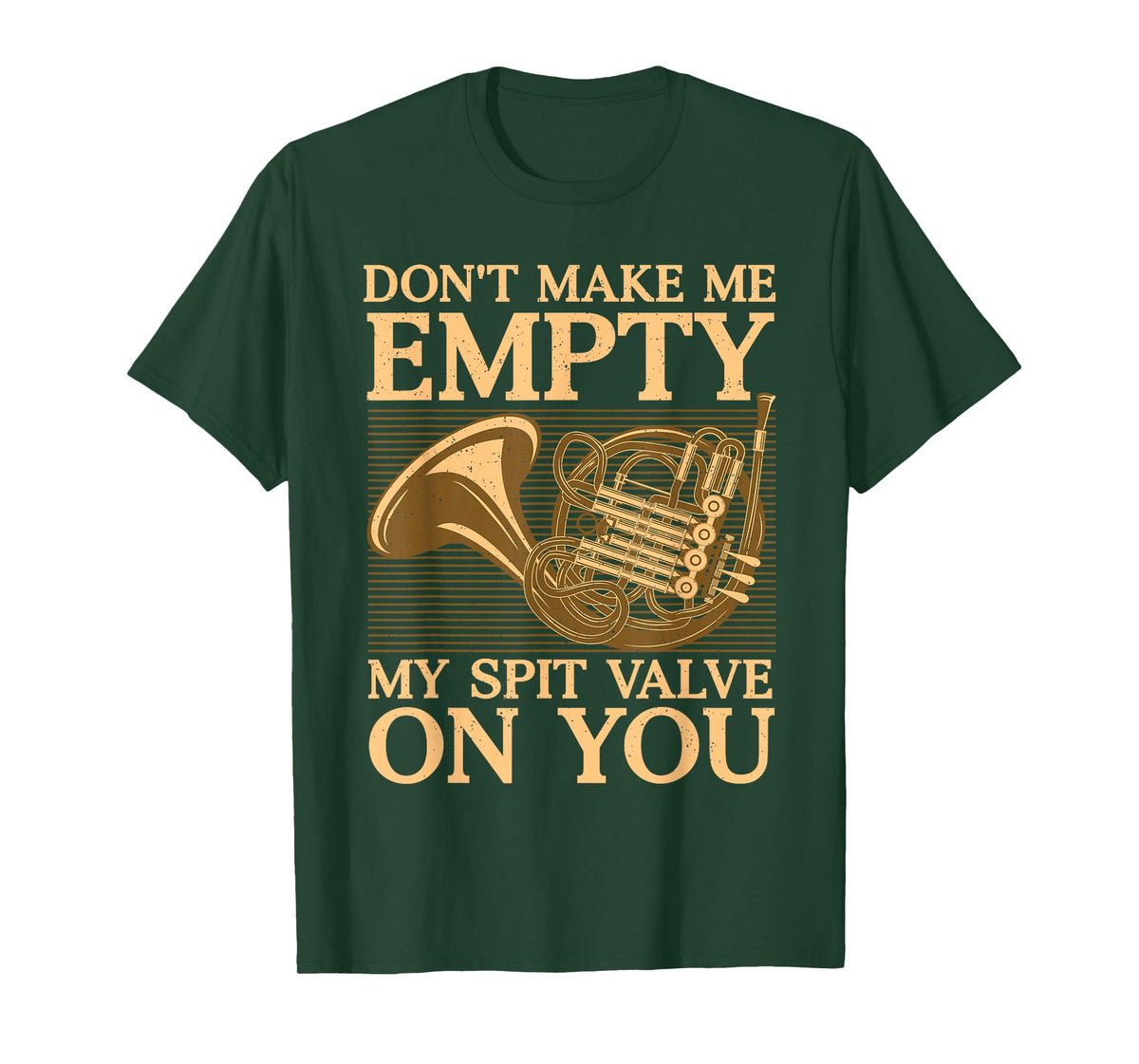 French Horn Novelty for Men Women Marching Band French Horn T-Shirt