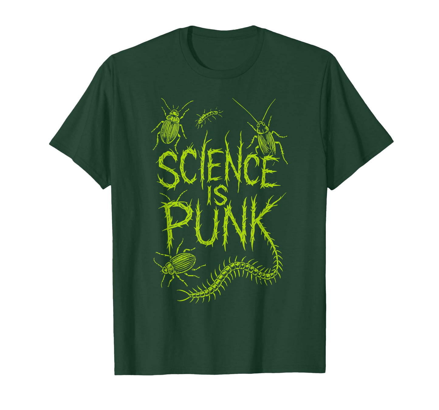 Science is Punk Entomology Nerds Biology Science Teachers T-Shirt