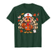 Thankful Turkey Funny Scrub Nurse Fall Thanksgiving Nursing T-Shirt