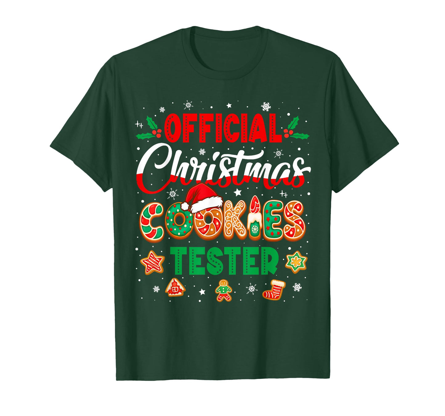 Official Christmas Cookie Tester Taster Baking Crew Toddler T-Shirt