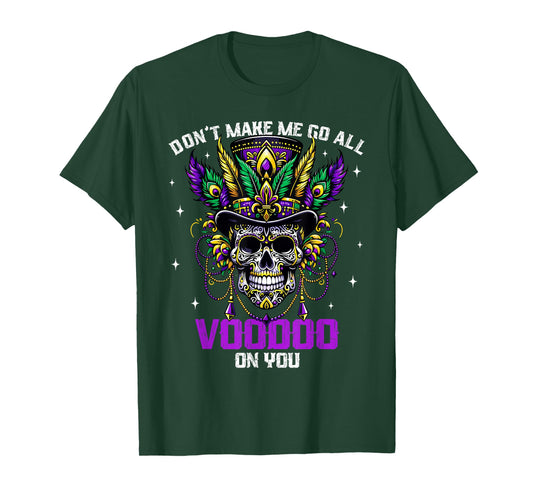 Mardi Gras Priest New Orleans Witch Doctor Voodoo T-Shirt