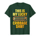 Cribbage Art for Men Women Cribbage Board Cribbage Players T-Shirt