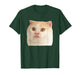 Funny Weird Cat Face Meme Silly Hilarious Cat Confused T-Shirt