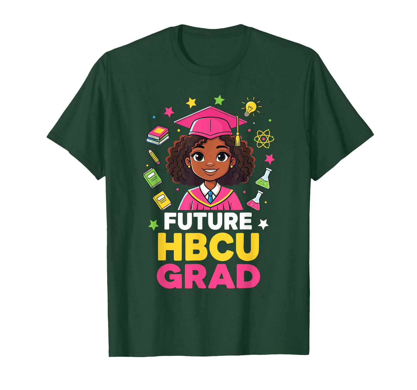 Future HBCU Grad Black Girl Kids Graduation HBCU Graduate T-Shirt