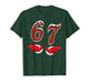 Funny Six Seven 67 Meme 67 Christmas Holiday Women Kids Xmas T-Shirt