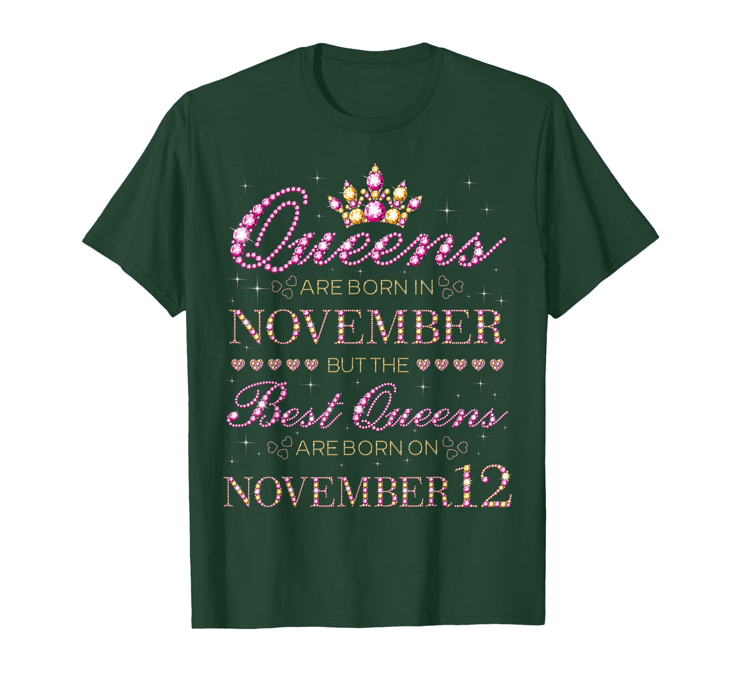 Best Queens are Born On November 12 T-Shirt