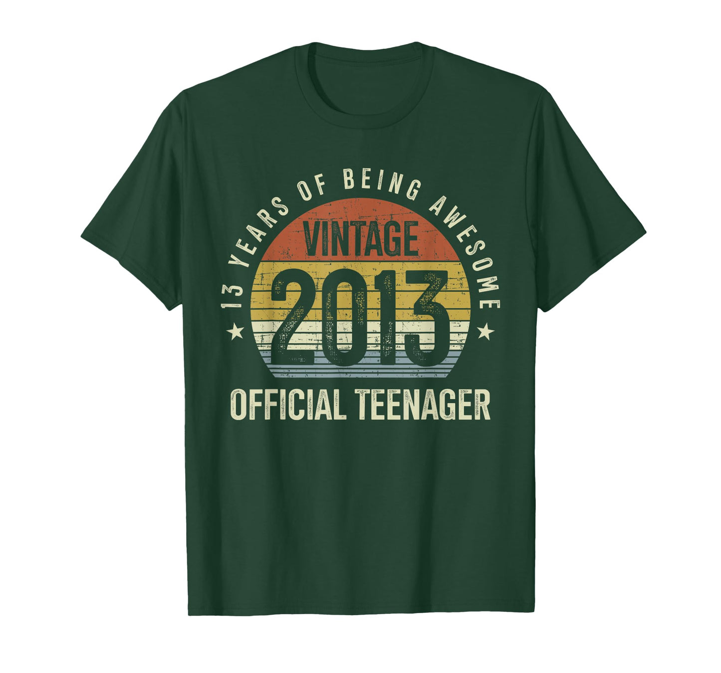 Official Teenager 13th Birthday 13 Years Old Vintage 2013 T-Shirt
