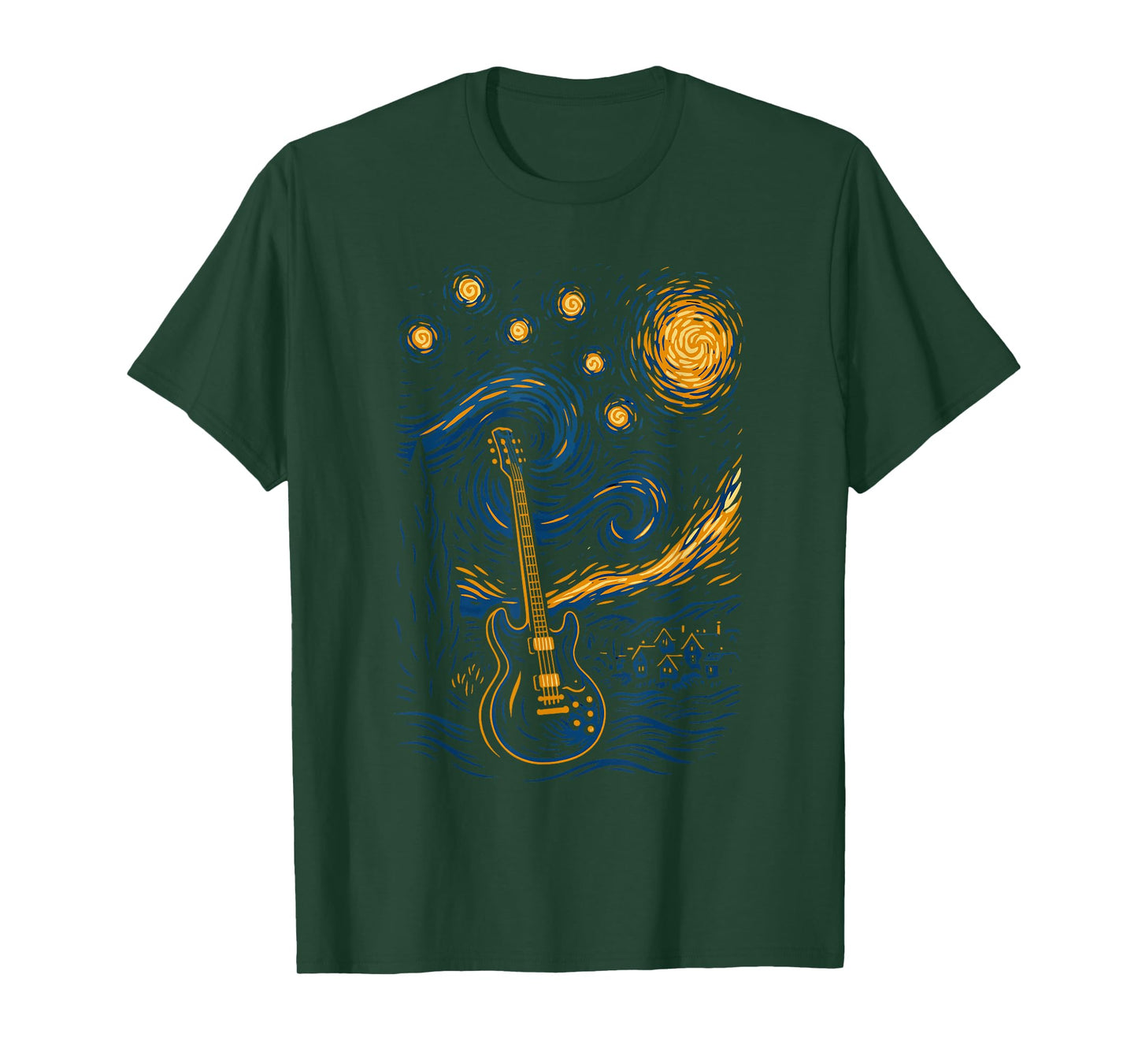 Cool Guitar Festival Concert Men Women Kids Funny Guitarist T-Shirt