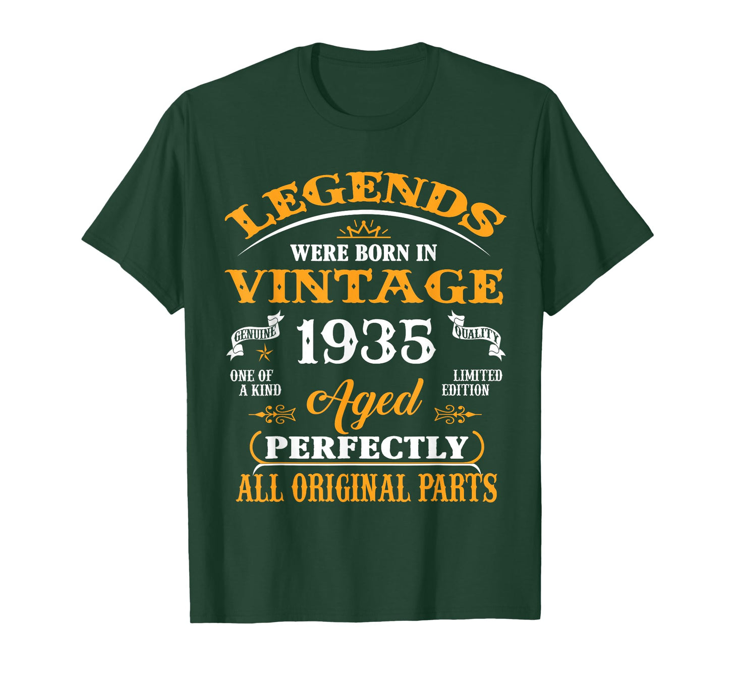 91st Birthday Gift Legend Born in 1935 91 for Years Old T-Shirt
