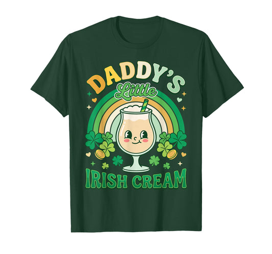 Funny Inappropriate St Patricks Day Daddy Irish Cream Womens T-Shirt