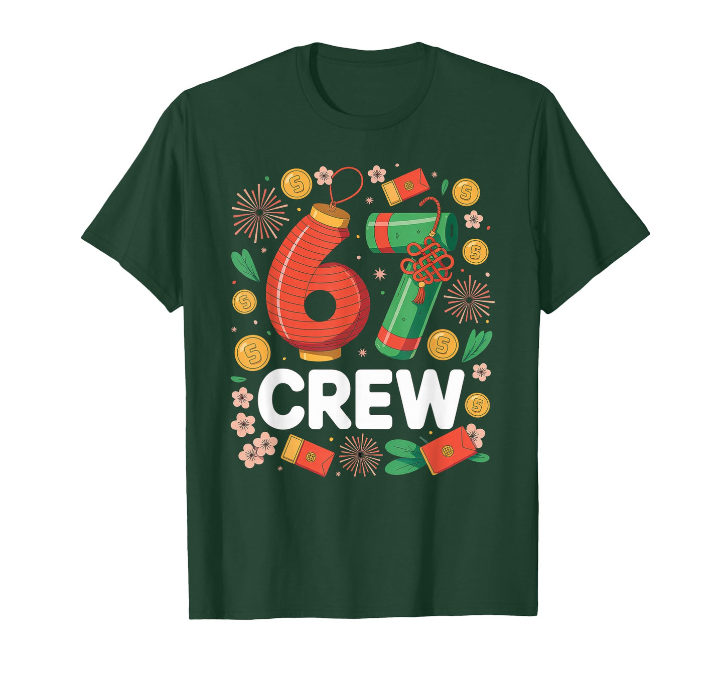 67 Crew 6 7 Six Seven Meme for Chinese Lunar New Year 2026 T-Shirt