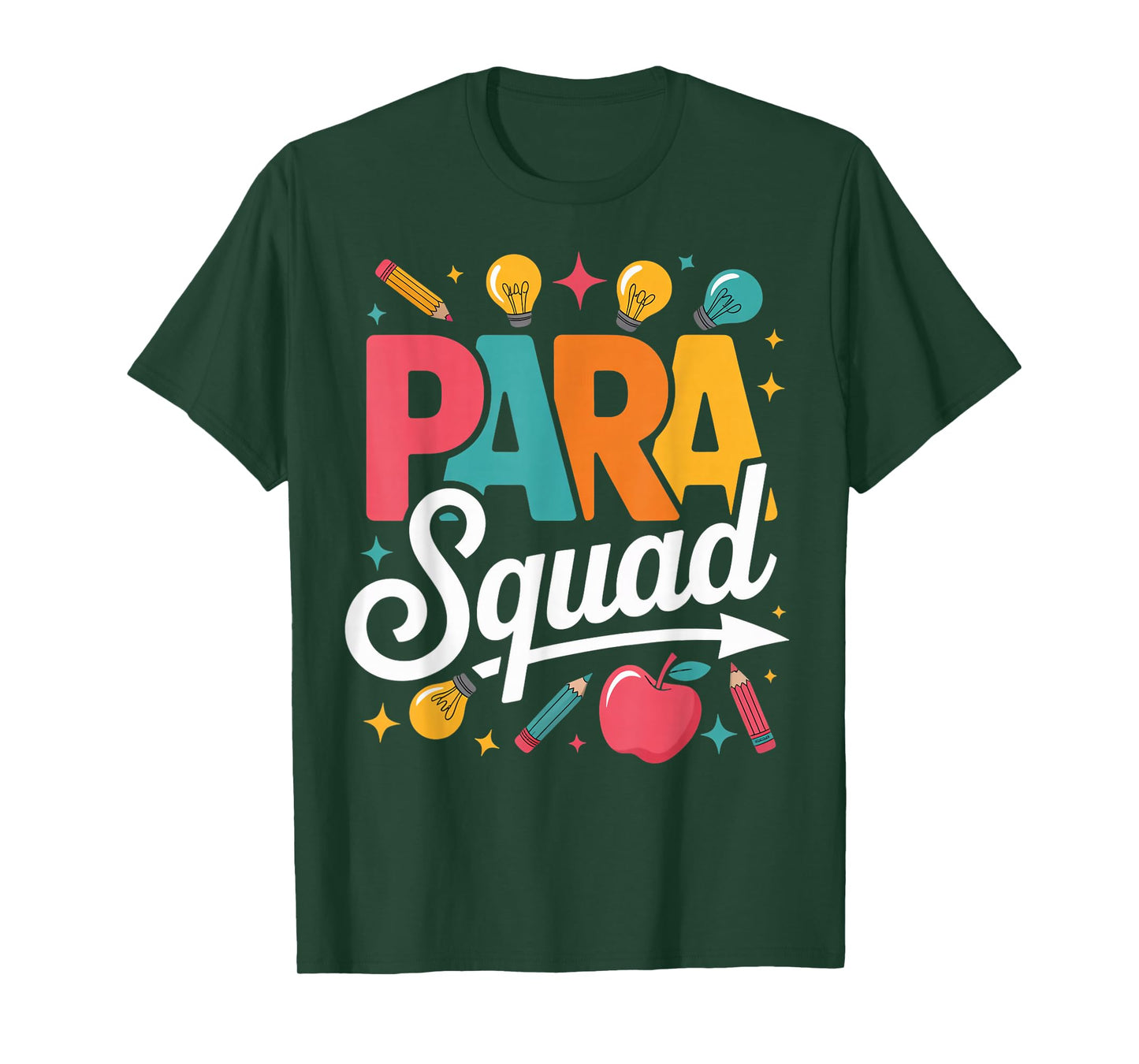 para Squad para Teacher Teaching Paraprofessional T-Shirt