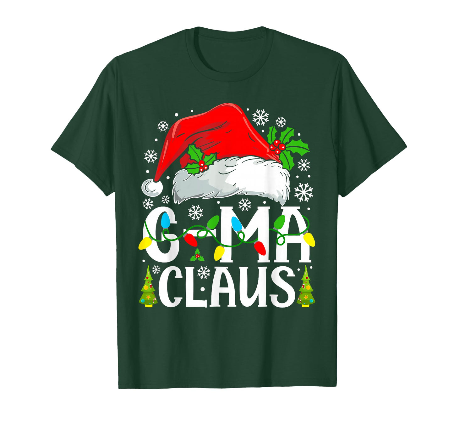 G-ma Claus Funny Christmas Family Matching T-Shirt