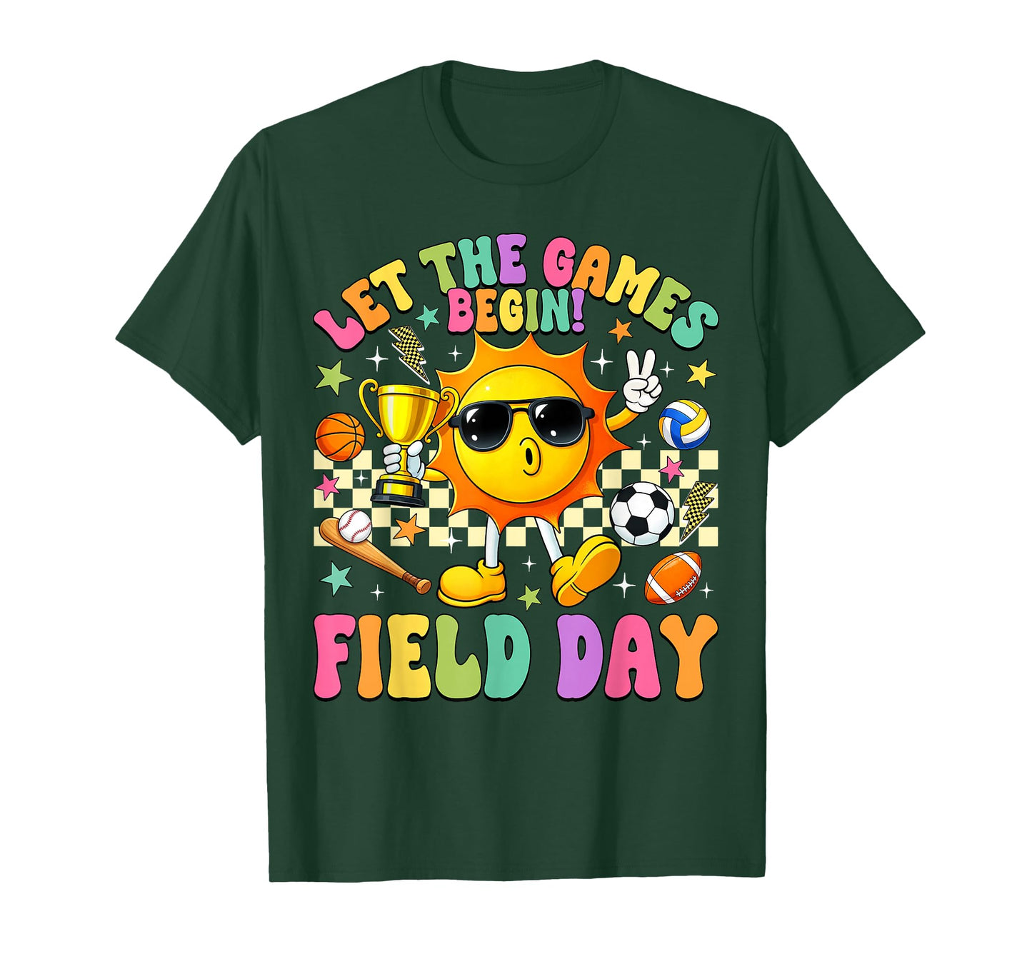 Field Day Let The Games Begin Teachers Kids Field Day 2026 T-Shirt