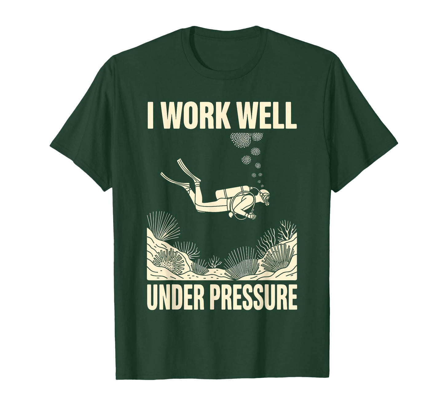 Funny Scuba Diving Art for Men Women Snorkeling Scuba Diver T-Shirt