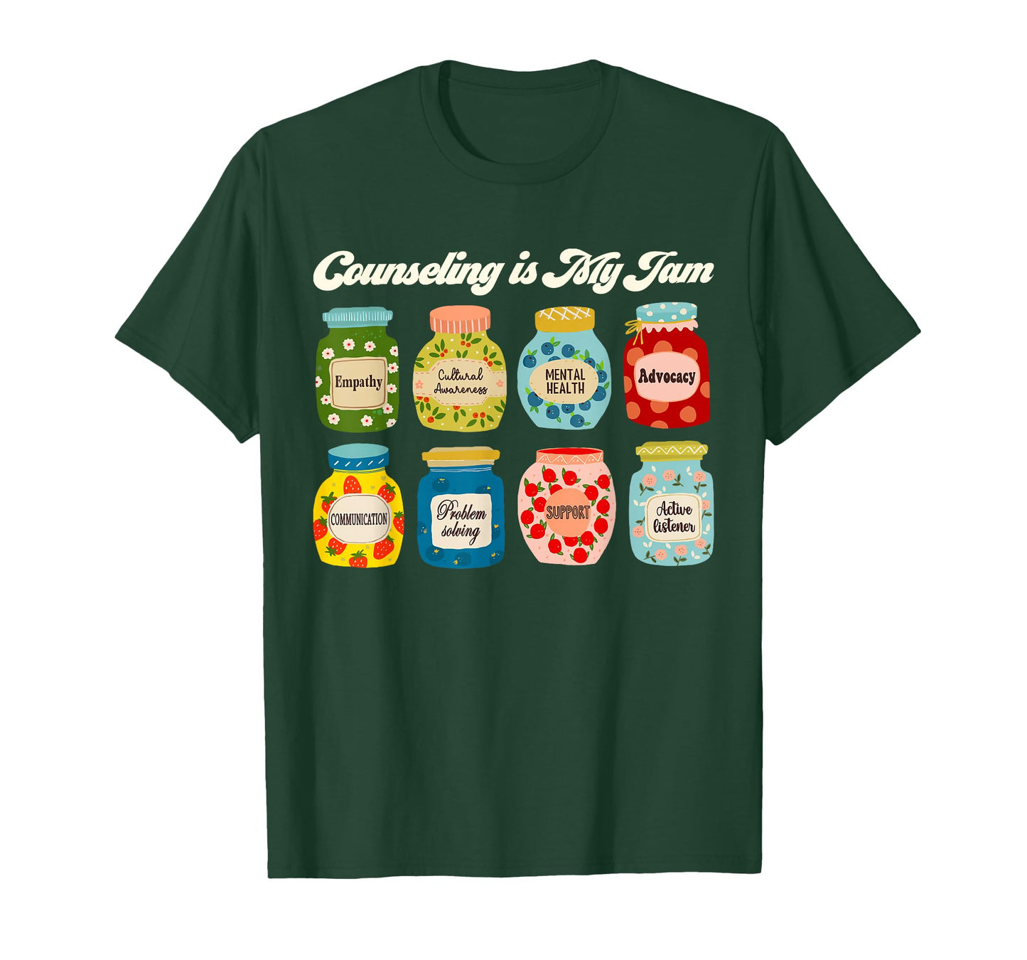 Groovy Counseling is My Jam School Psychologist Counselor T-Shirt