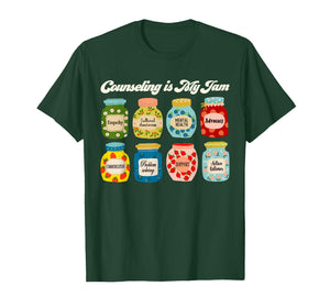 Groovy Counseling is My Jam School Psychologist Counselor T-Shirt
