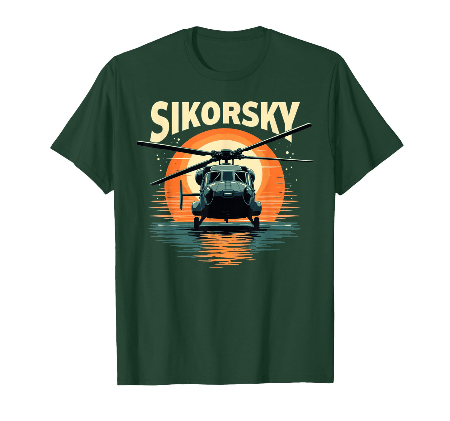 UH-60 Sikorsky Blackhawk Helicopter Flying Army Pilot Gift T-Shirt