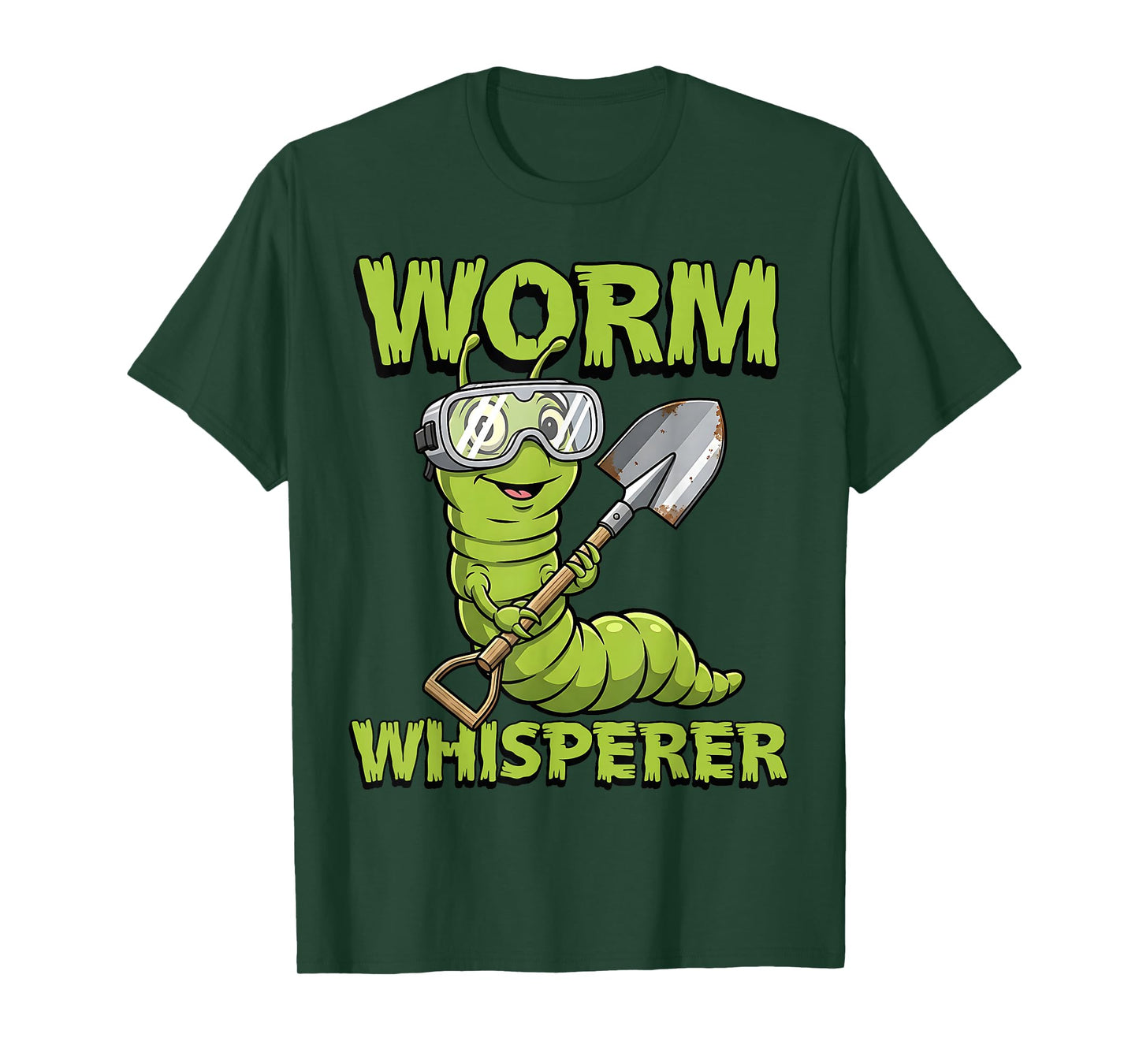 Worm Farmer Eco Humor Funny Earthworm Garden Worm Whisperer T-Shirt