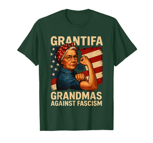 Grantifa Grandmas Against Fascism Feminist Political T-Shirt