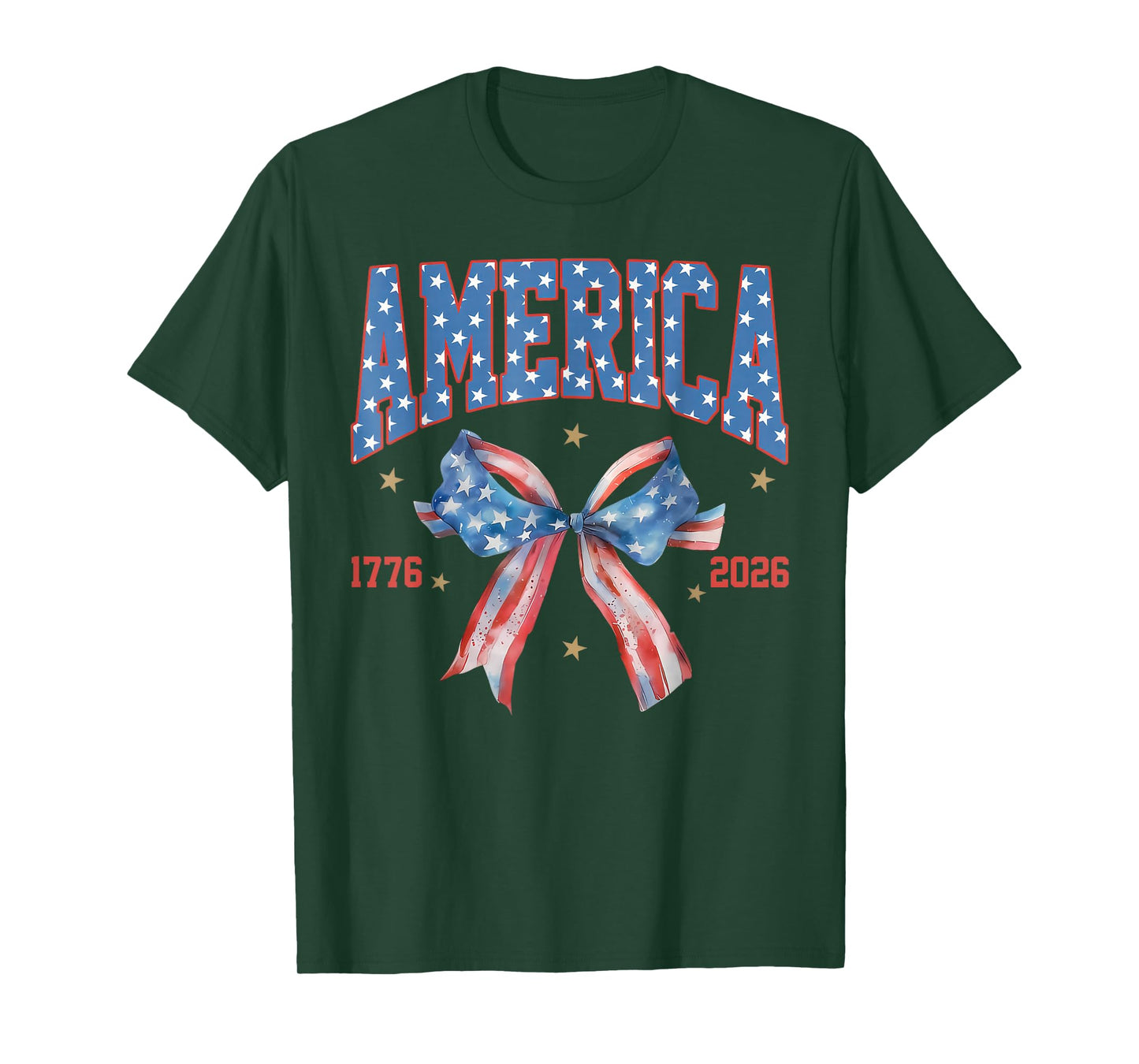 America 250 Shirt 4th of July Women Girls T-Shirt