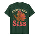 Stuffed with Sass Coquette Bow Turkey Thanksgiving Family T-Shirt