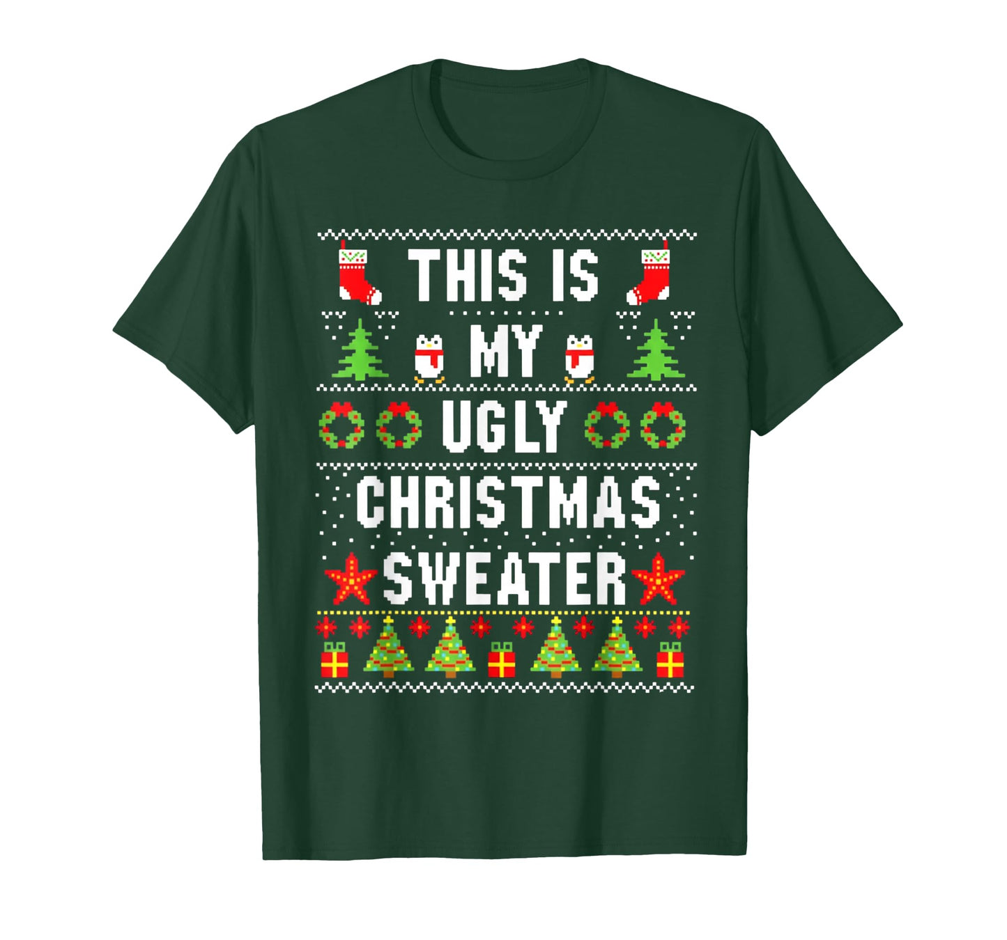 This is My its Too hot Ugly Christmas Sweater Ugly Christmas T-Shirt