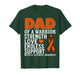 Dad of a Warrior Multiple Sclerosis Awareness MS Awareness T-Shirt