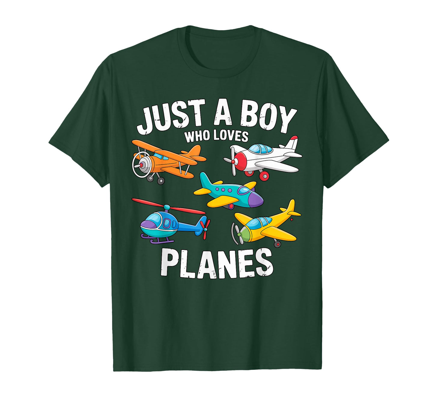 Just a Boy Who Loves Planes T-Shirt