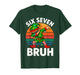 HUGvyn Six Seven 6 7 Meme Dabbing Elf Merry Christmas Bruh T-Shirt