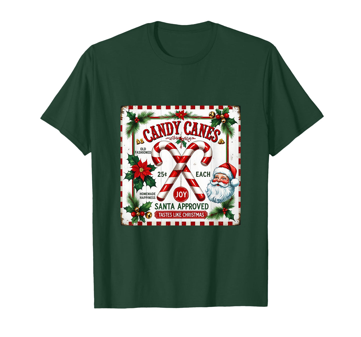 Christmas Old Fashioned Candy Company Handmade Nostalgic T-Shirt