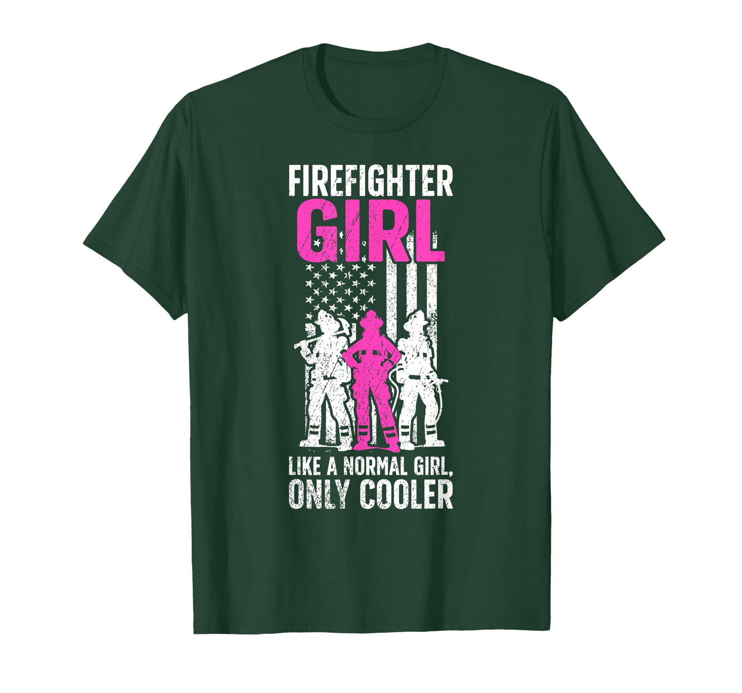 Firefighter Girl Definition Female Firefighter Women T-Shirt