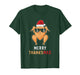 Merry Thanksmas Funny Turkey Christmas Thanksgiving Xmas T-Shirt