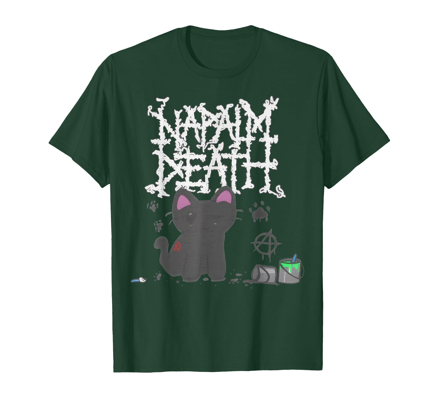 Napalm Death There is No Authoritys but Cats T-Shirt