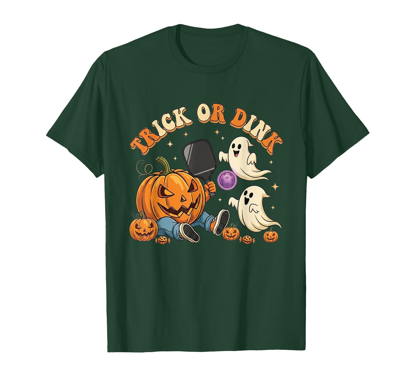 Halloween Costumes Adult Pickleball Trick or Dink Tee T-Shirt