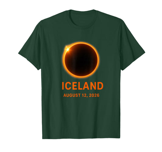 Iceland Solar Event 2026 | Total Celestial Eclipse August 12 T-Shirt