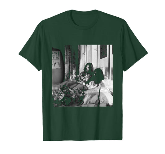 John Lennon The Beatles Yoko ONO Anti-War Bed-in 1969 T-Shirt