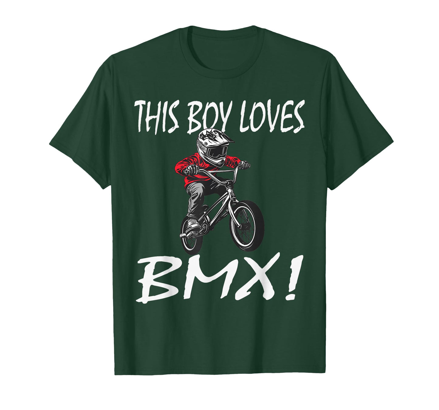 This boy Loves BMX, Kids BMX T-Shirt