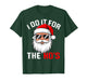 I Do It for The Hos Funny Inappropriate Christmas Santa Face T-Shirt