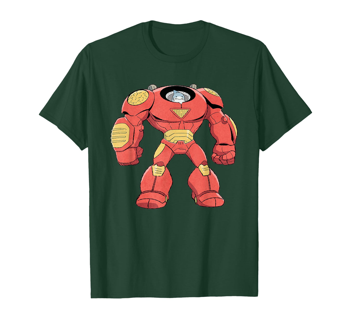 Marvel Jeff The Land Shark Iron Man Hulkbuster Armor Costume T-Shirt