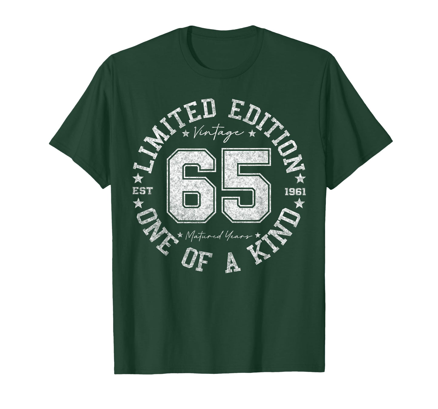65 Year Old Gifts Vintage 1961 Limited Edition 65th Birthday T-Shirt