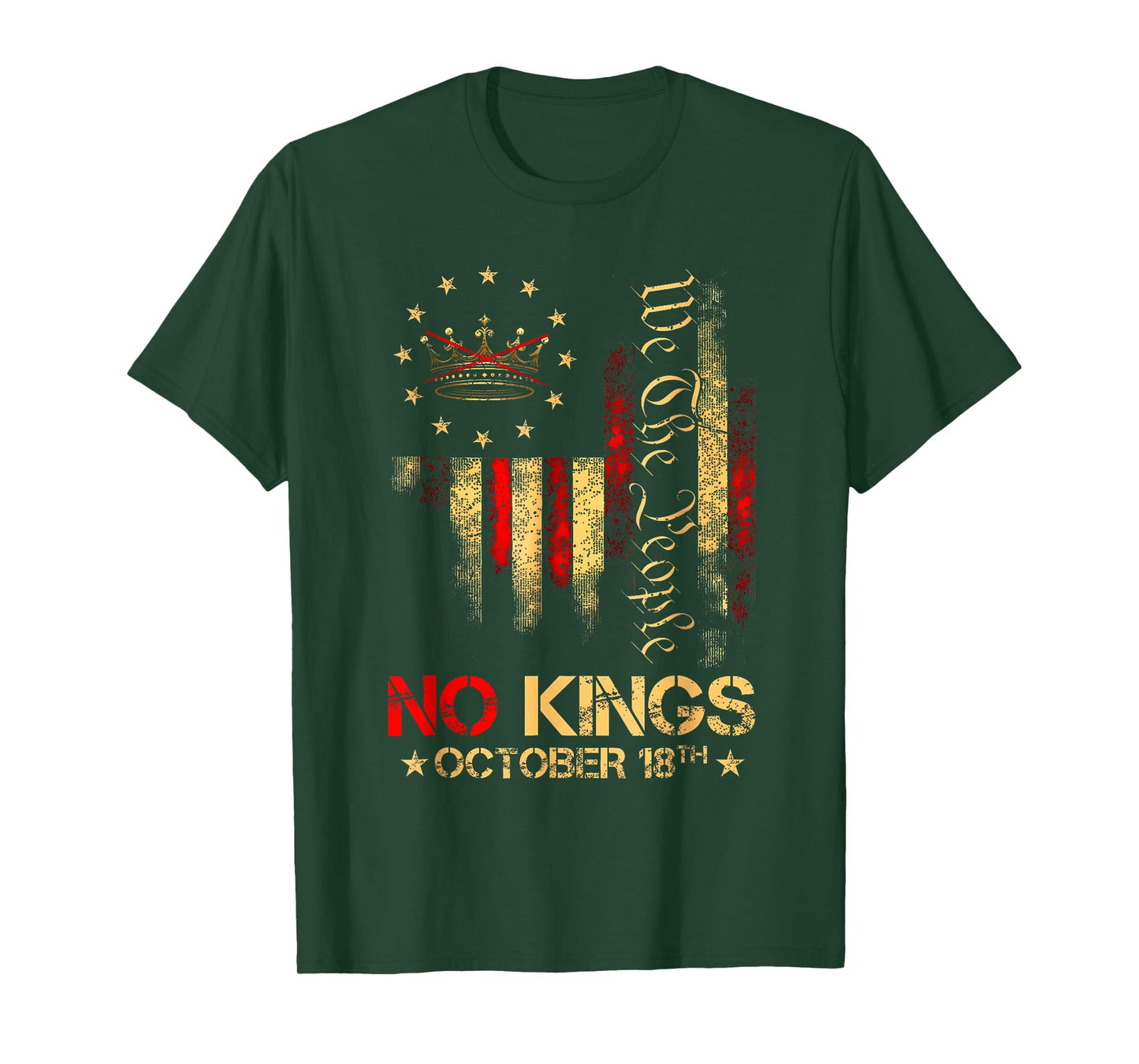 We The People Serve No Kings October 18th T-Shirt