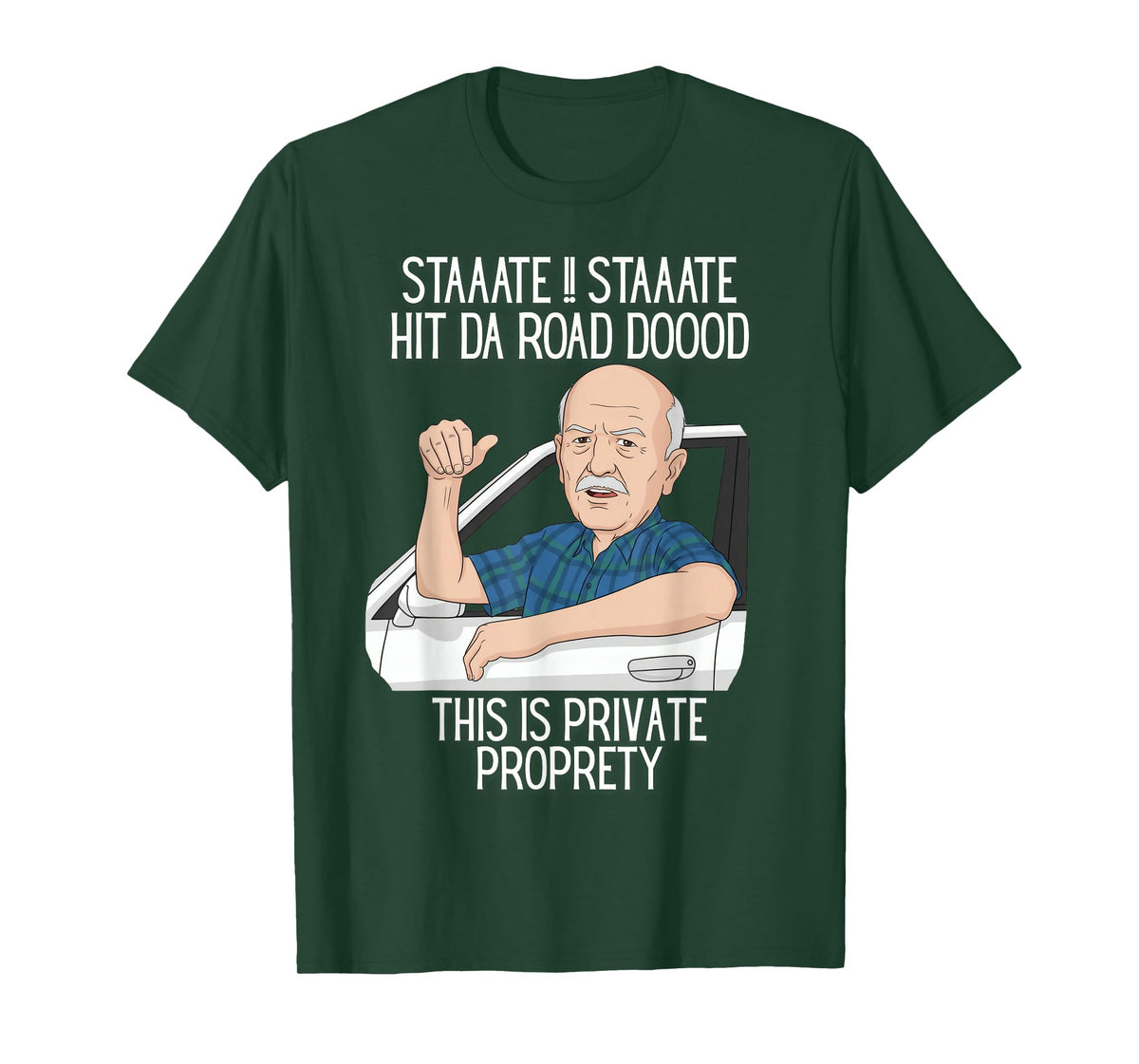 Funny for Men Hit The Road Dude Lock em' Up Funny Lock em up T-Shirt