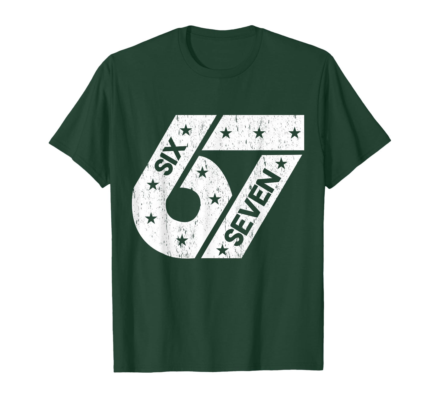 Funny Six Seven 6 7 Meme Gen Alpha Slang Costume Matching T-Shirt