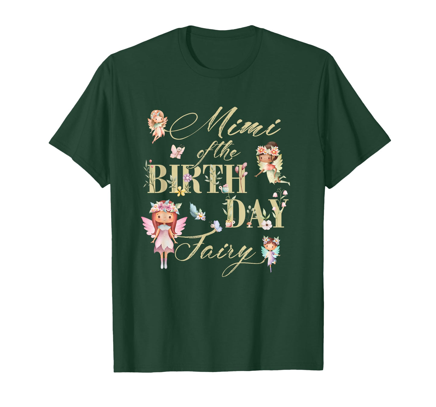 Mimi of The Birthday Fairy Little Girl Magical Family T-Shirt