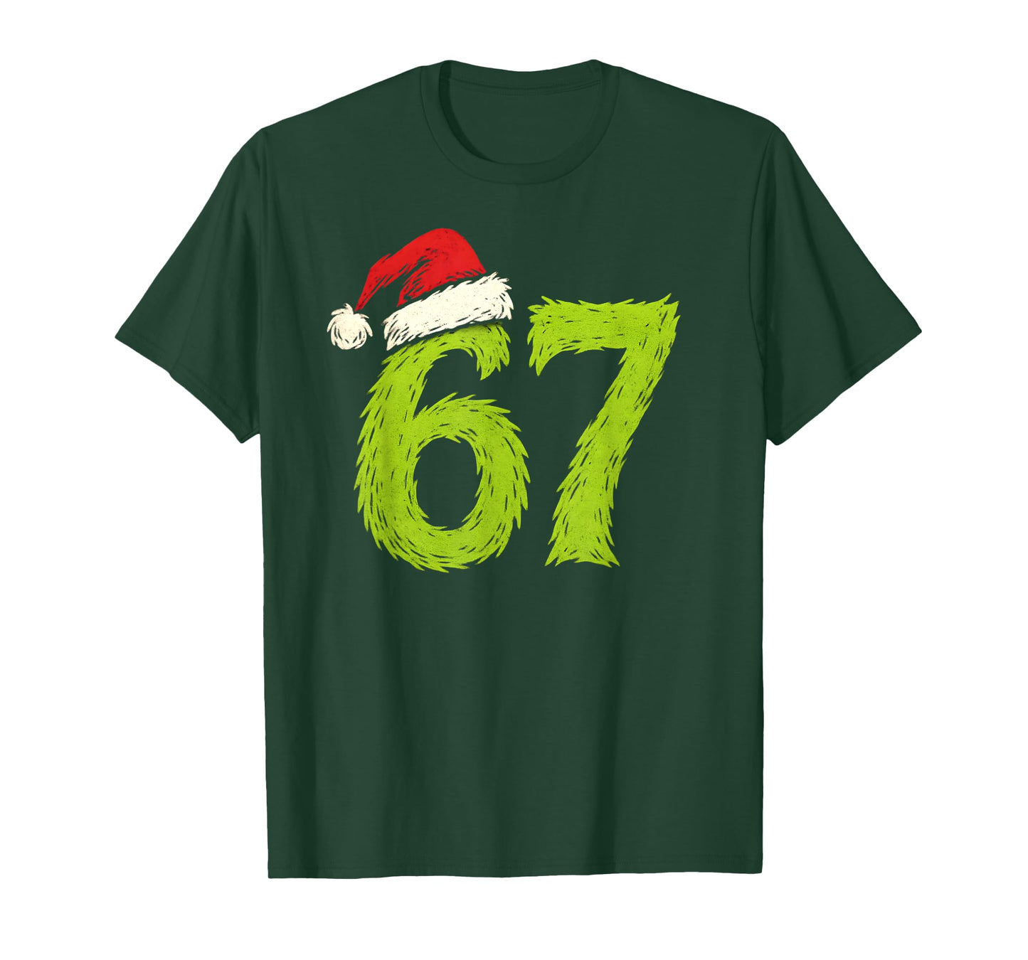 Funny 67 Christmas Six Seven Meme 6 7 Teens Boys Girls Kids T-Shirt